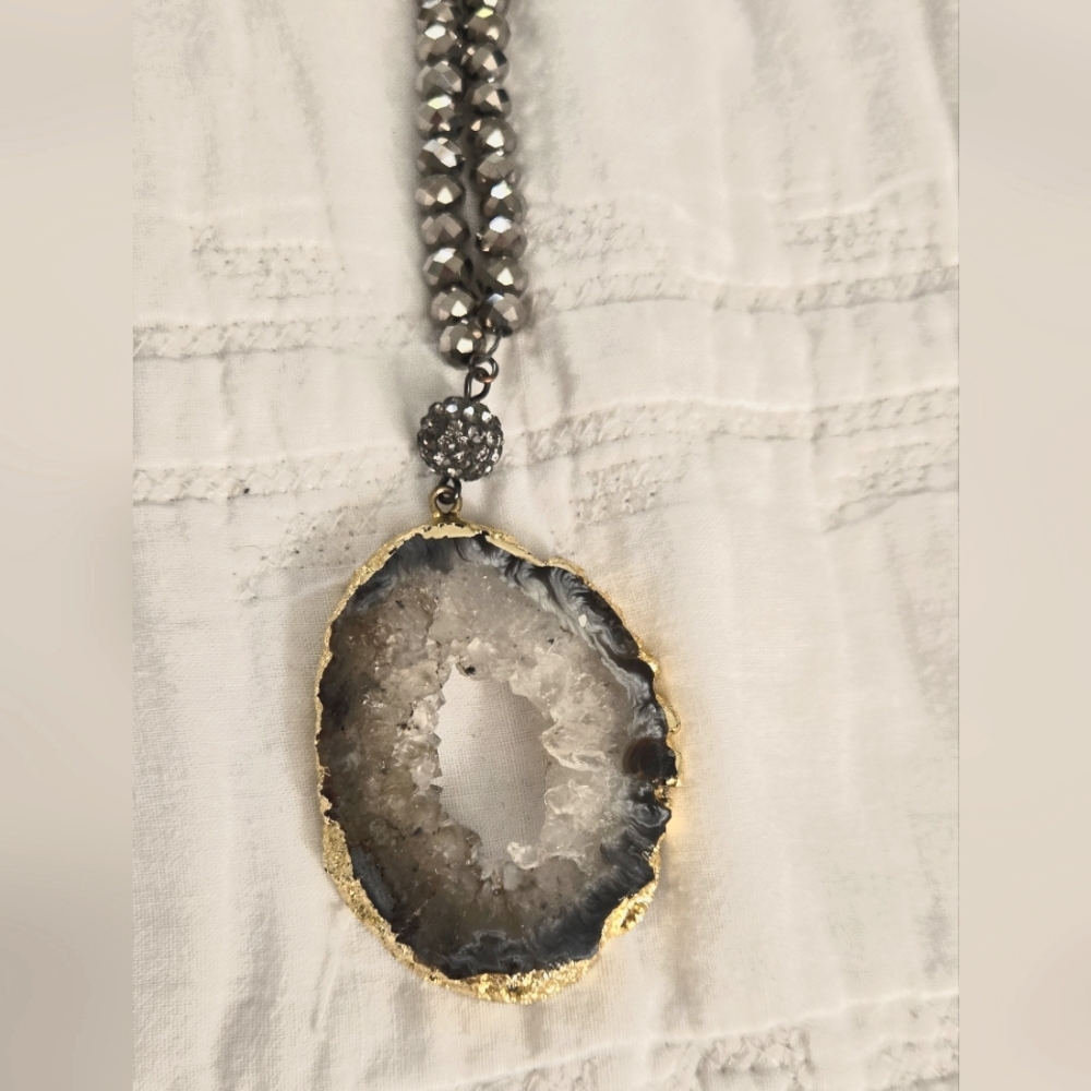 Express Long Crystal Necklace